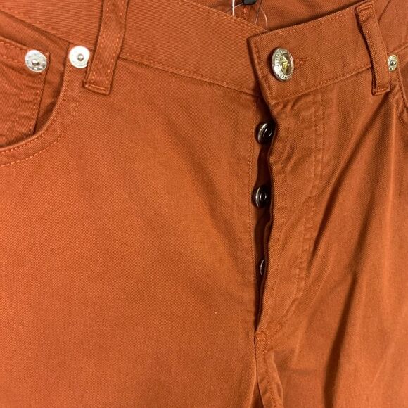 A.P.C. 33 X 34 Petit Standard Droit Etroit Pants Orange Slim Jeans Straight NEW - Picture 5 of 8